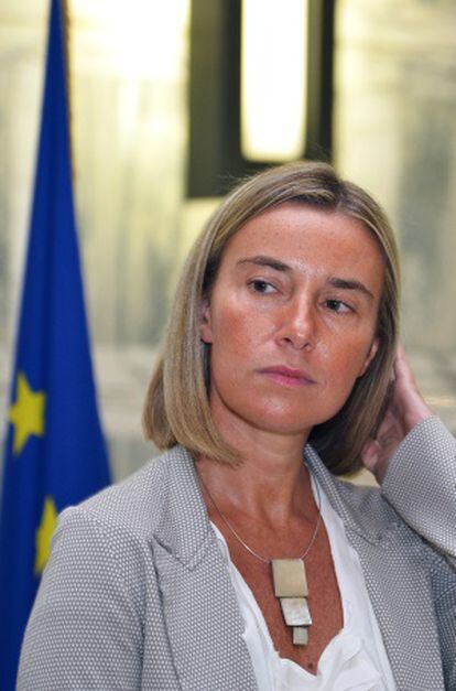La alta representante de la UE para Asuntos Exteriores, Federica Mogherini