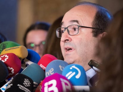 El líder del PSC, Miquel Iceta, en una imatge d'arxiu.