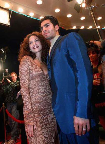 Jennifer López y Ojani Noa.