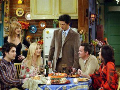 Fotograma de la teleserie 'Friends'.