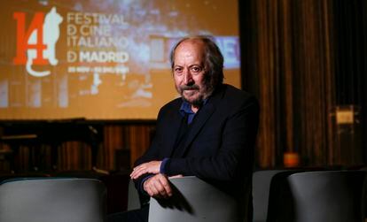 El director de cine Giuseppe Piccioni en el Instituto Italiano de Cultura, antes de recibir el premio a toda una carrera.