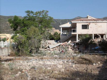 Habitatge d'Alcanar (Tarragona) on va morir Es Satty.