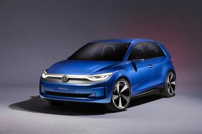 Imagen del prototipo ID. 2 all, el compacto eléctrico que Volkswagen hará en España.