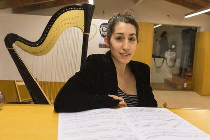 Berta Puigdemasa, organitzadora del curs internacional d'arpa de Lleida.
