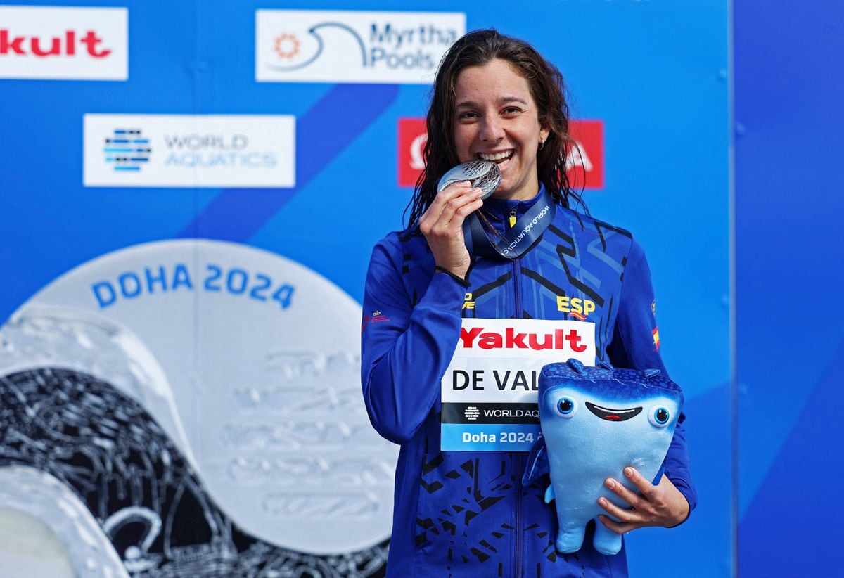 Maria de Valdez, silver in the 10-kilometer open water at the Doha Swimming World Cup |  Kinds of sports