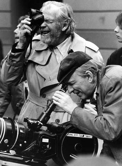 Bergman, durante el rodaje de Fanny y Alexander en 1981.