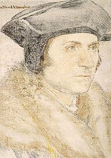 Retrato de Tomás Moro realizado por Hans Holbein.