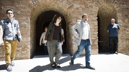 Liz Castro y Jordi Sánchez, en una fotografía de hace un año.