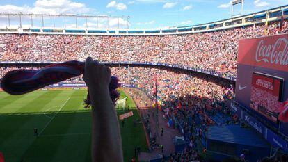 6 de mayo de 2017, partido contra el Éibar. Refleja de alguna manera lo que es el Atleti, levantarse y sacudirse el polvo tras las caídas. El ambiente que se vivió ese día, previo a la vuelta contra el Real Madrid, fue impresionante, de los mejores que he vivido.