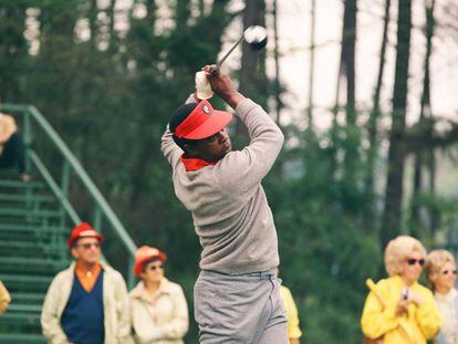 Lee Elder, en el Masters de 1975.