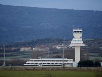 Vista general del aeropuerto de Vitoria-Foronda.