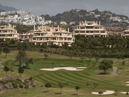 Una vista del campo de golf de Benahav&iacute;s.