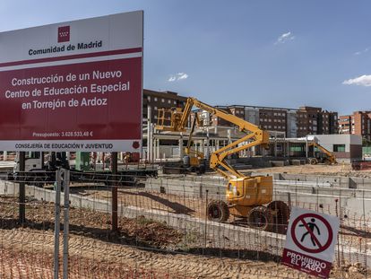 Construcción del centro de Educación Especial Iker Casillas en Torrejón de Ardoz.