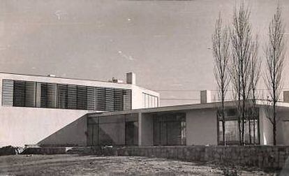 Casa Vallet de Goytisolo dise&ntilde;ada por Jos&eacute; Antonio Coderch en Madrid. 