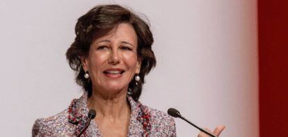 La presidenta del Banco Santander, Ana Botín. EFE/Archivo