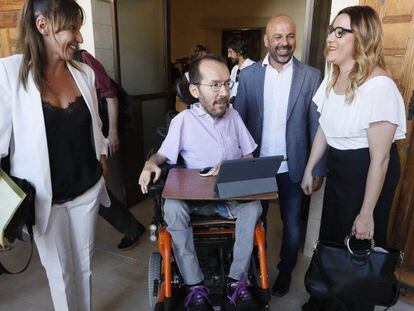 Pablo Echenique, secretario de Organizaci&oacute;n de Podemos, esta semana.