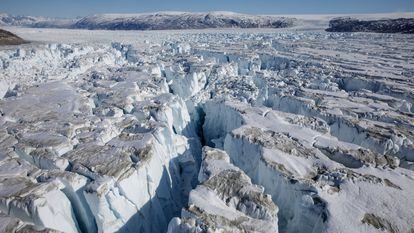 Un glacial de Groenlandia el pasado junio.