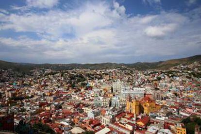 La ciudad mexicana de Guanajuato.