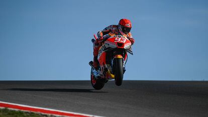 Marc Márquez, durante el GP de Portugal de esta temporada.
