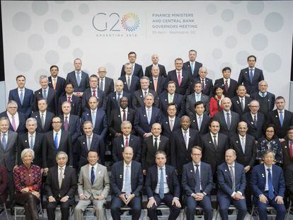 Los ministros de Finanzas y gobernadores de bancos centrales del G20