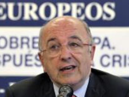 El vicepresidente de la Comisi&oacute;n Europea y Comisario de Competencia, Joaqu&iacute;n Almunia.