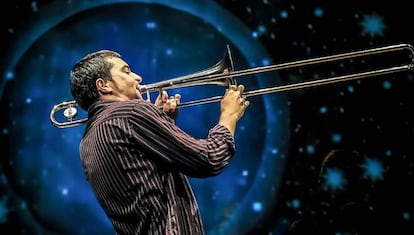 El trombonista Gianluca Petrella.