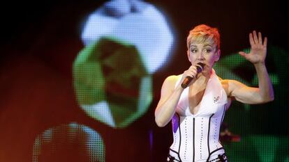 Ana Torroja, en un concierto hace dos años en Madrid.