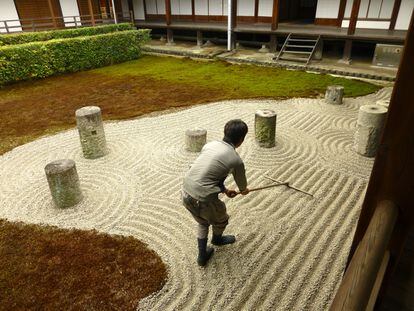 La enseñanza de un jardín zen