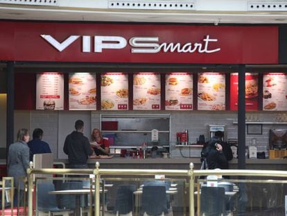 Restaurante 'VipSmart' en el centro comercial Plaza Norte 2 de Alcobendas (Madrid).