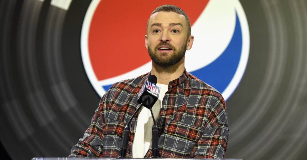 Timberlake, en conferencia de prensa.