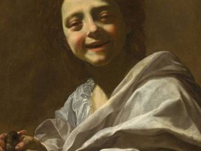 'Retrato de niña con paloma', de Simon Vouet. 