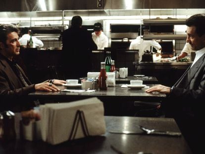 Al Pacino (izquierda) y Robert de Niro en 'Heat' (1995) de Michael Mann, que protagoniza uno de los capítulos de 'One Perfect Shot'.