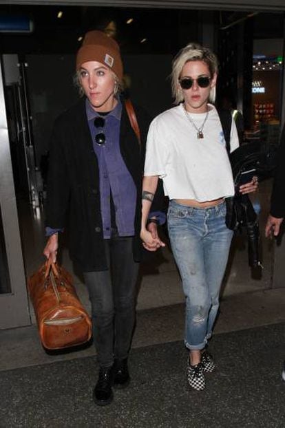 Kristen Stewart y la productora de cine y televisión Alicia Cargile cuando eran pareja. La imagen está tomada en Los Ángeles en mayo de 2016.
