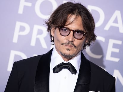 Johnny Depp, en una gala en Monte Carlo el 24 de septiembre de 2020.