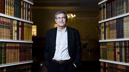 El escritor turco Orhan Pamuk, en Madrid.