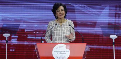 La presidenta del Banco Santander, Ana Bot&iacute;n