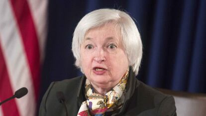 La presidenta de la Fed, Janet Yellen.