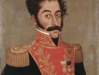 Simón Bolívar, retratado por José Gil de Castro, 1928