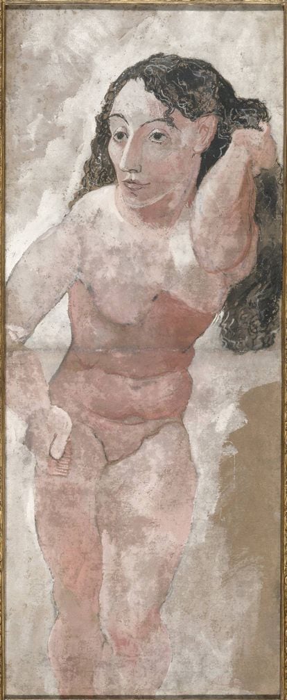 'Mujer con peine' (1906) de Pablo Picasso.