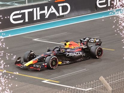 Max Verstappen durante el Gran Premio de Abu Dabi.