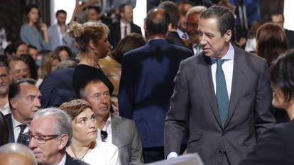 El expresidente de la Generalitat valenciana Eduardo Zaplana, en octubre de 2017.