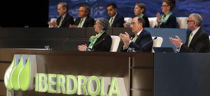 Imagen de la junta de accionistas de Iberdrola.