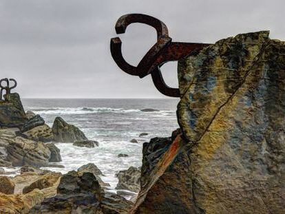 El Peine de los Vientos de Chillida, en San Sebastián.