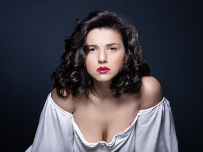 La pianista Khatia Buniatishvili retratada en París.