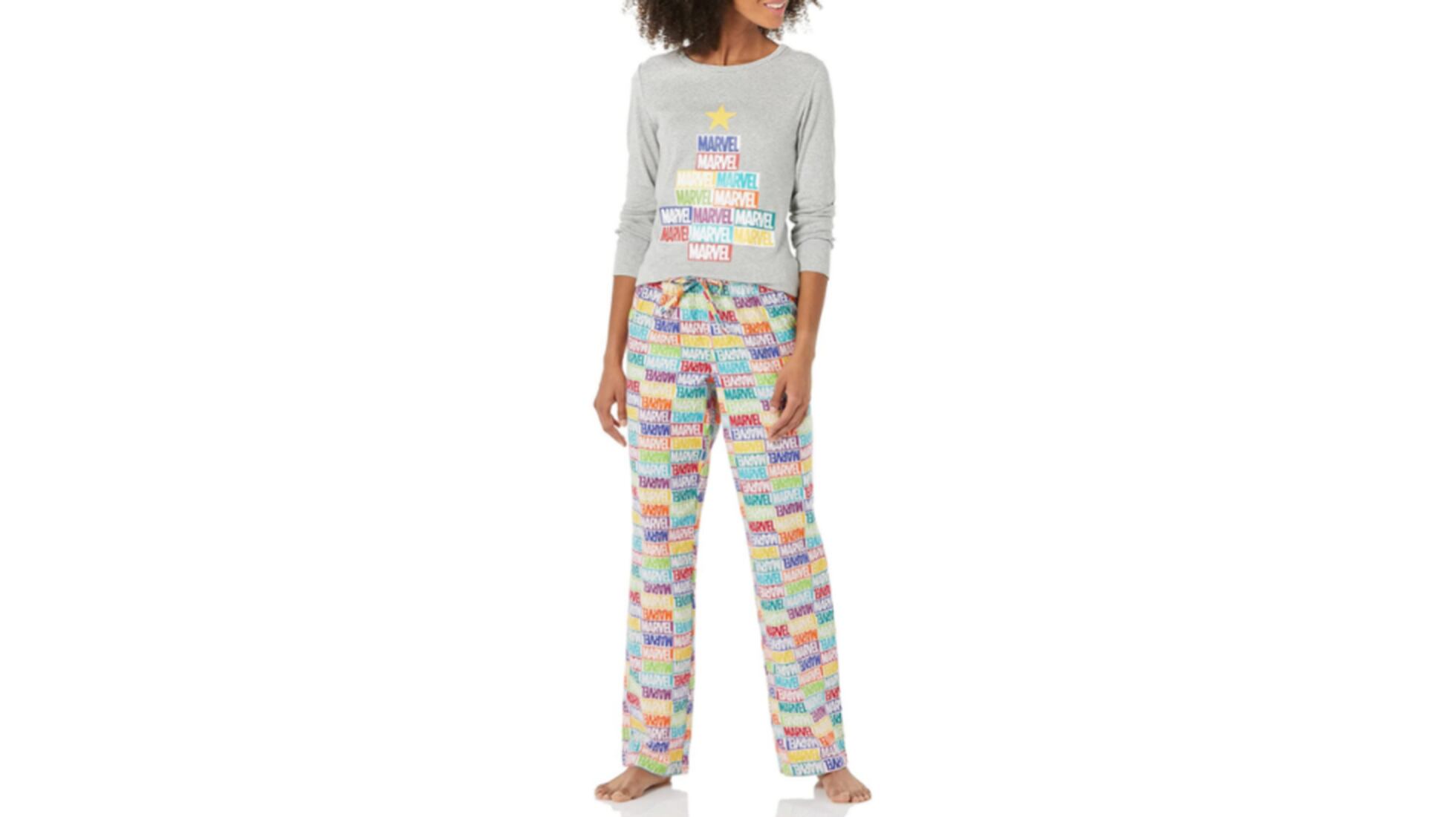 Minetom Conjuntos de Pijama Mujer Invierno Polar Calentito Dos Piezas Pijamas Manga Larga Cálido Ropa de Casa Dormir Suave Comodo Camisa y Pantalones 