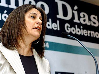 La ministra de Vivienda, María Antonia Trujillo, durante su intervención en el foro de <i>Cinco Días.</i>