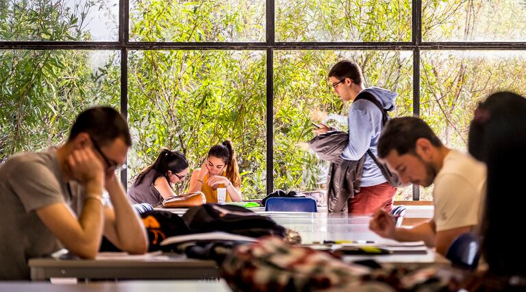 La Facultad de Ciencias de la Universidad de Granada, que acoge a cientos de 'erasmus'.