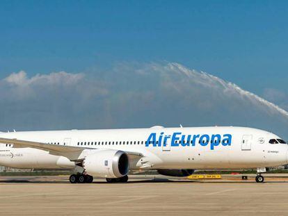 Un avión de Air Europa. En vídeo, las cifras del acuerdo.