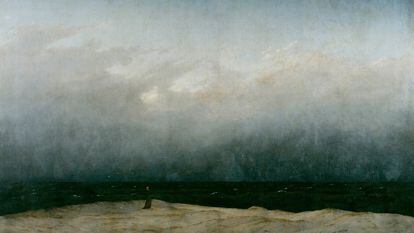 'Monje a la orilla del mar' (1808-1810), de Caspar David Friedrich.
