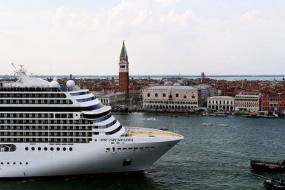 Un crucero en Venecia, el pasado 3 de junio.